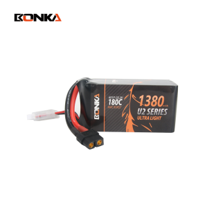 BONKA FPV 1380mAh 180C 6S Ultra Series Racing LiPo